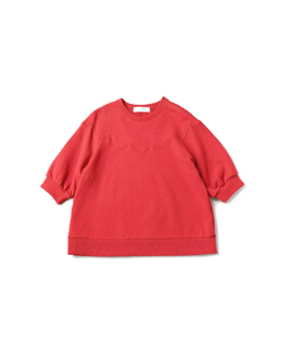 Scallop collar pullover