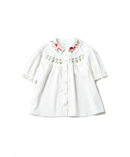 Garden embroidery blouse