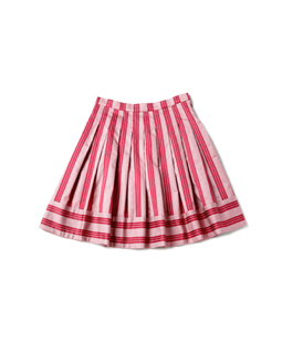 Dot stripe Jacquard mini skirt