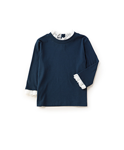 Compact rib pullover