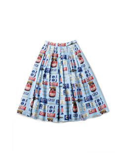 Beau Chocolat triple tuck skirt