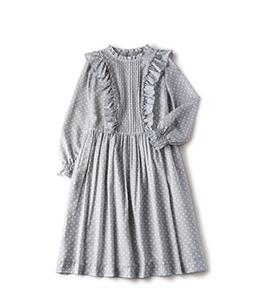 Dot print airy dress