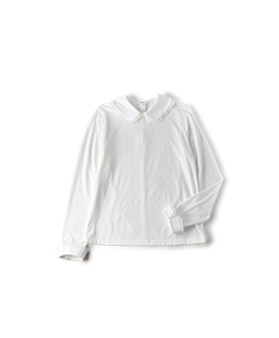 Soft T-cloth round collar pullover