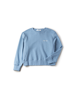 Back ribbon sweat shirt