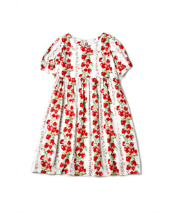 Strawberry Topiary smock dress