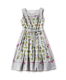 Chromos bouquet square dress