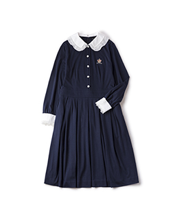 Double collar dormitory dress