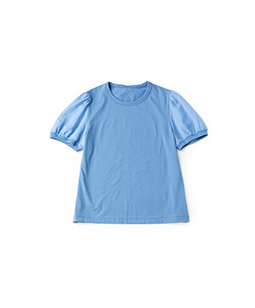 Organdy sleeve T-shirt