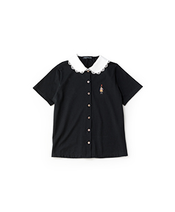French toy soldier EMB jersey blouse