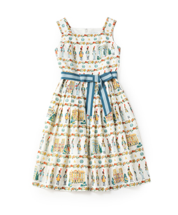 French toy soldier square dress