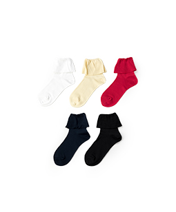 Frill crew socks