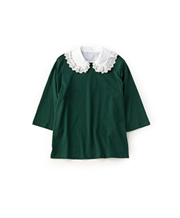 Original lace collar pullover