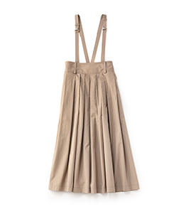 Typewriter suspender skirt