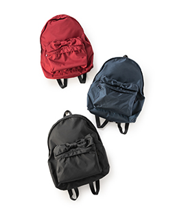 Ribbon flap daypack