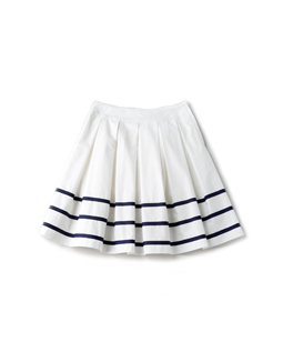 Swiss cotton marine skirt