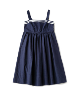 Swiss cotton marine dress