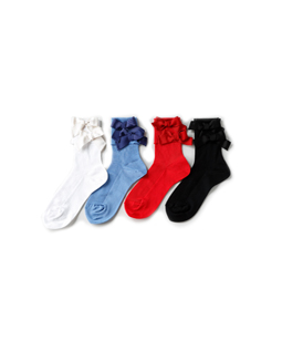 Side ribbon socks