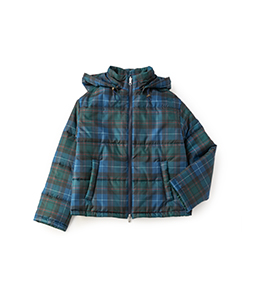 Tartan check•Royal drums reversible blouson