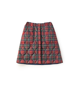 Tartan check•Royal drums reversible skirt