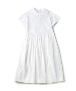 Soft T-cloth eyelet lace colette onepiece