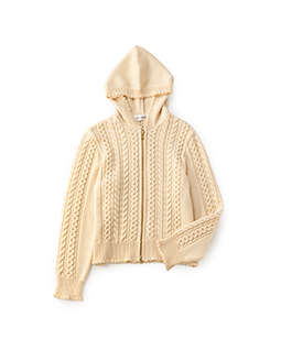 Alan knit hooded cowichan