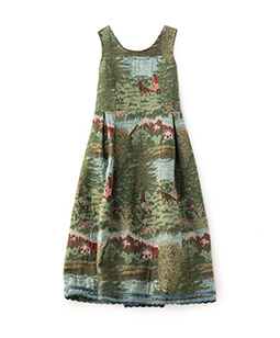 Fairy tale gobelin sleeveless dress 