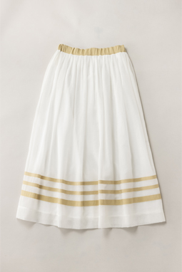 Lurex ribbon French marine skirt