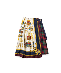 Royal parade tartan check kilt skirt
