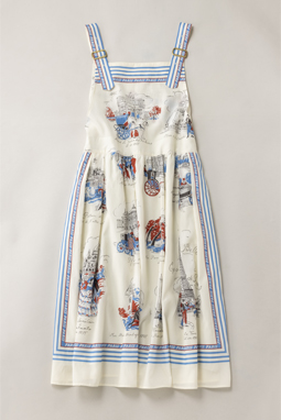 Bonjour Paris apron dress