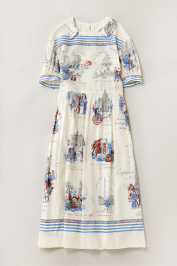 Bonjour Paris tablier dress 