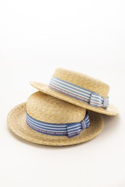 Bonjour Paris straw hat