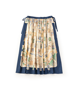 Here’s to the poet tiered skirt