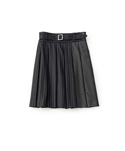 Churchill stripe･British cloth skirt