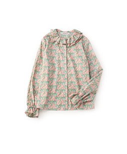 Clementina ruffle collar blouse