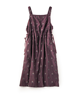 British jacquard apron dress