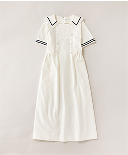 French marine tablier dress