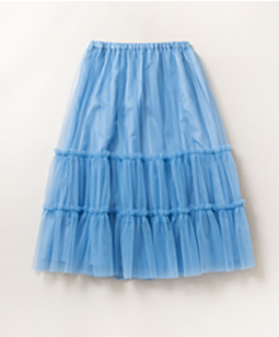 Softtulle tiered skirt