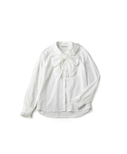 Jabot&ribbon dress shirt