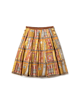 Jane’s bookcase big glencheck 2face skirt