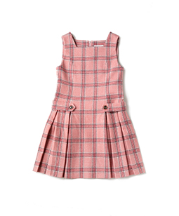 Big glencheck swinging dress