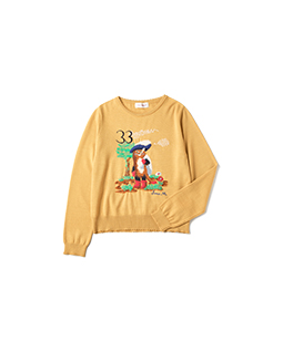 Fairy tale cat EMB sweater