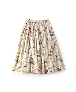 Circus town triple tuck skirt