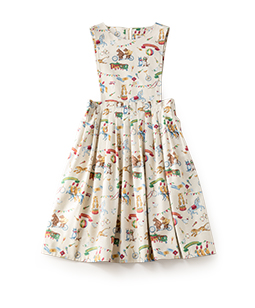 Circus town apron dress