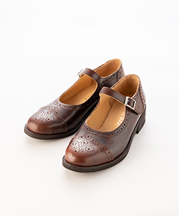 Mary Jane shoes / dark brown