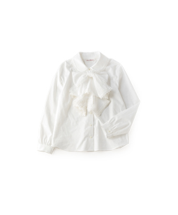 Handkerchief jabot blouse