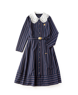 British stripe workers dress