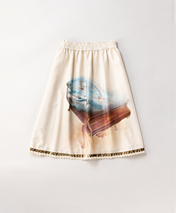 Holy nocturnes midi skirt