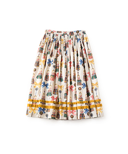 Little tassel dolls tuck skirt