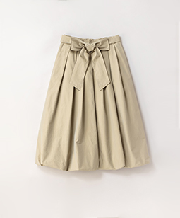 Chambray weather bubble skirt