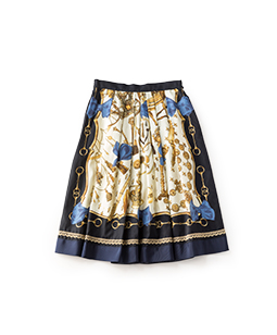 Stay gold tuck skirt